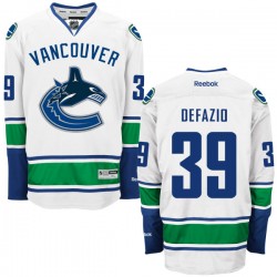 Brandon Defazio Vancouver Canucks Reebok Authentic White Away Jersey