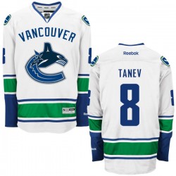 Christopher Tanev Vancouver Canucks Reebok Authentic White Away Jersey