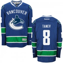 Christopher Tanev Vancouver Canucks Reebok Authentic Royal Blue Home Jersey