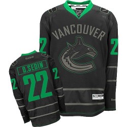 Daniel Sedin Vancouver Canucks Reebok Authentic Black Ice Jersey