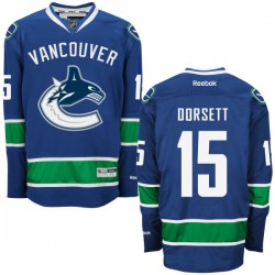 Derek Dorsett Vancouver Canucks Reebok Premier Royal Blue Home Jersey