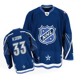 Henrik Sedin Vancouver Canucks Reebok Authentic Navy Blue 2011 All Star Jersey