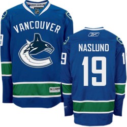 Markus Naslund Vancouver Canucks Reebok Authentic Navy Blue Home Jersey