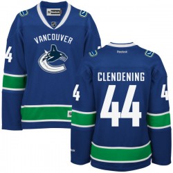 Women's Adam Clendening Vancouver Canucks Reebok Authentic Royal Blue Home Jersey