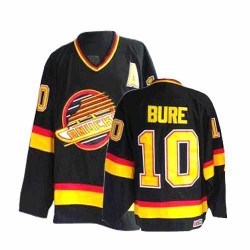 Pavel Bure Vancouver Canucks CCM Authentic Black Vintage Throwback Jersey