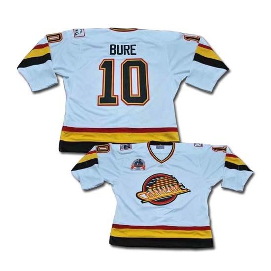 Pavel Bure Vancouver Canucks CCM Authentic White Vintage Throwback Jersey