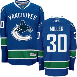 Ryan Miller Vancouver Canucks Reebok Authentic Navy Blue Home Jersey