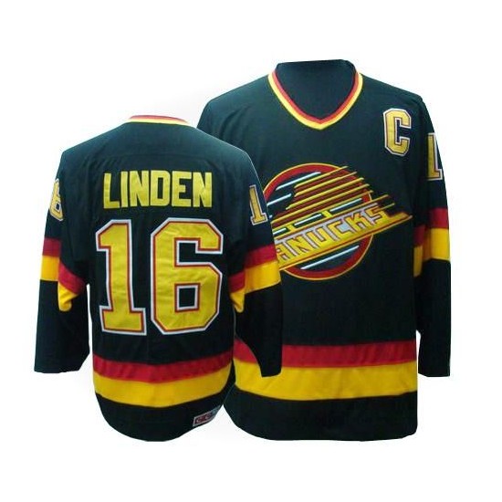 Men's Vancouver Canucks #16 Trevor Linden 1985-86 Yellow CCM Vintage  Throwback Jersey on sale,for Cheap,wholesale from China