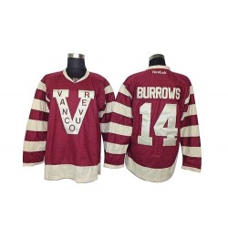 Alex Burrows Vancouver Canucks Reebok Authentic Red Jersey