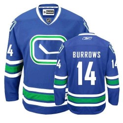 Alex Burrows Vancouver Canucks Reebok Authentic Royal Blue New Third Jersey
