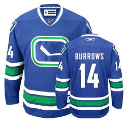 Alex Burrows Vancouver Canucks Reebok Premier Royal Blue New Third Jersey