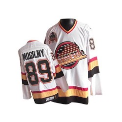 Alexander Mogilny Vancouver Canucks CCM Premier White Vintage Throwback Jersey