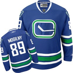 Alexander Mogilny Vancouver Canucks Reebok Authentic Royal Blue New Third Jersey