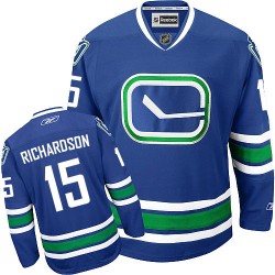 Brad Richardson Vancouver Canucks Reebok Authentic Royal Blue New Third Jersey