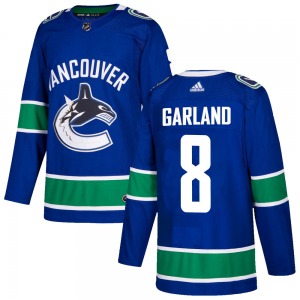 Conor Garland Vancouver Canucks Adidas Authentic Blue Home Jersey