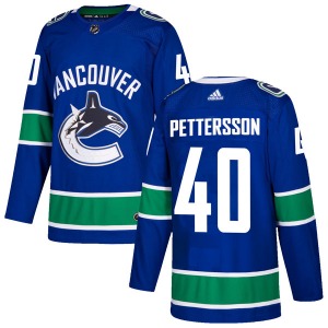 Elias Pettersson Vancouver Canucks Adidas Authentic Blue Home Jersey