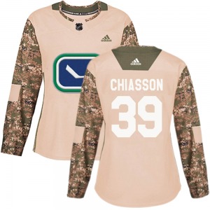 Women's Alex Chiasson Vancouver Canucks Adidas Authentic Camo Veterans Day Practice Jersey