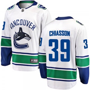 Alex Chiasson Vancouver Canucks Fanatics Branded Breakaway White Away Jersey