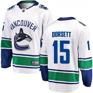 Derek Dorsett Vancouver Canucks Fanatics Branded Breakaway White Away Jersey