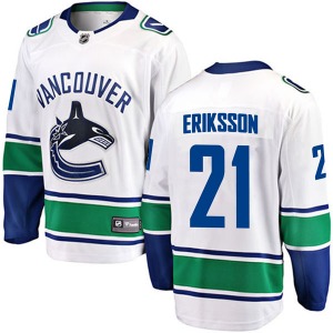 Loui Eriksson Vancouver Canucks Fanatics Branded Breakaway White Away Jersey