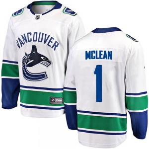 Kirk Mclean Vancouver Canucks Fanatics Branded Breakaway White Away Jersey