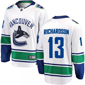 Brad Richardson Vancouver Canucks Fanatics Branded Breakaway White Away Jersey