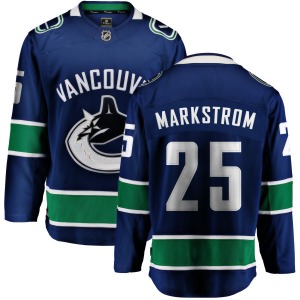 Jacob Markstrom Vancouver Canucks Fanatics Branded Breakaway Blue Home Jersey