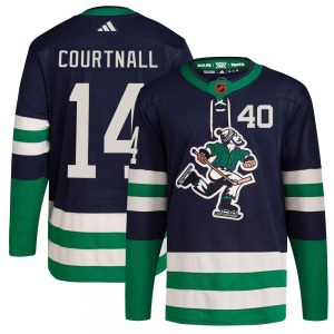 Youth Geoff Courtnall Vancouver Canucks Adidas Authentic Navy Reverse Retro 2.0 Jersey