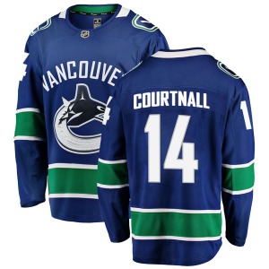 Geoff Courtnall Vancouver Canucks Fanatics Branded Breakaway Blue Home Jersey