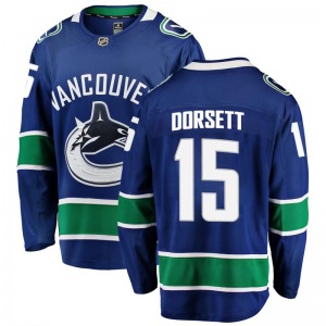 Derek Dorsett Vancouver Canucks Fanatics Branded Breakaway Blue Home Jersey