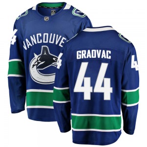 Tyler Graovac Vancouver Canucks Fanatics Branded Breakaway Blue Home Jersey