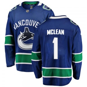 Kirk Mclean Vancouver Canucks Fanatics Branded Breakaway Blue Home Jersey