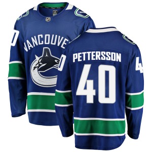 Elias Pettersson Vancouver Canucks Fanatics Branded Breakaway Blue Home Jersey