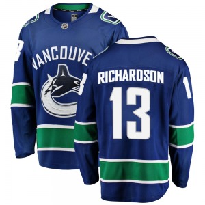 Brad Richardson Vancouver Canucks Fanatics Branded Breakaway Blue Home Jersey