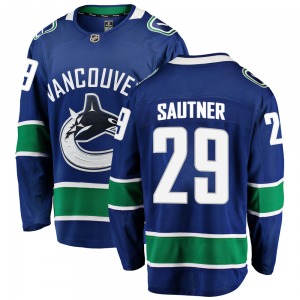 Ashton Sautner Vancouver Canucks Fanatics Branded Breakaway Blue Home Jersey
