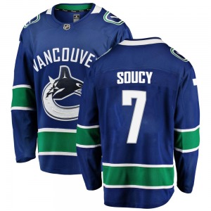 Carson Soucy Vancouver Canucks Fanatics Branded Breakaway Blue Home Jersey