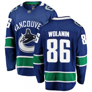 Christian Wolanin Vancouver Canucks Fanatics Branded Breakaway Blue Home Jersey