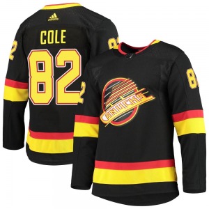 Youth Ian Cole Vancouver Canucks Adidas Authentic Black Alternate Primegreen Pro Jersey