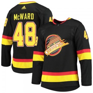 Youth Cole McWard Vancouver Canucks Adidas Authentic Black Alternate Primegreen Pro Jersey
