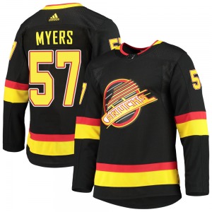 Youth Tyler Myers Vancouver Canucks Adidas Authentic Black Alternate Primegreen Pro Jersey