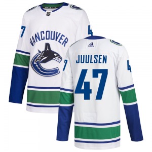 Noah Juulsen Vancouver Canucks Adidas Authentic White zied Away Jersey