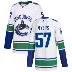 Tyler Myers Vancouver Canucks Adidas Authentic White zied Away Jersey