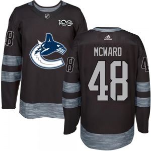 Cole McWard Vancouver Canucks Authentic Black 1917-2017 100th Anniversary Jersey
