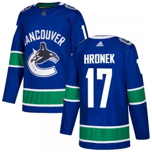Youth Filip Hronek Vancouver Canucks Adidas Authentic Blue Home Jersey