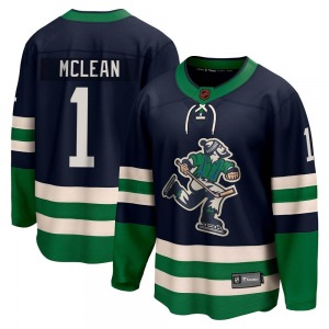 Youth Kirk Mclean Vancouver Canucks Fanatics Branded Breakaway Navy Special Edition 2.0 Jersey