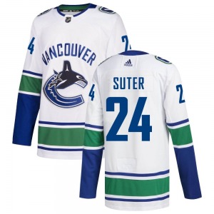 Youth Pius Suter Vancouver Canucks Adidas Authentic White zied Away Jersey