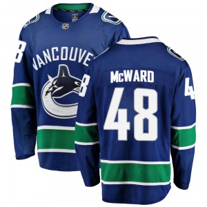 Youth Cole McWard Vancouver Canucks Fanatics Branded Breakaway Blue Home Jersey