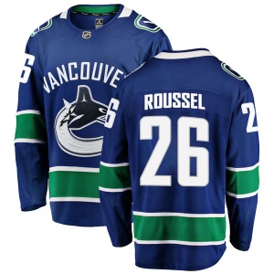 Youth Antoine Roussel Vancouver Canucks Fanatics Branded Breakaway Blue Home Jersey