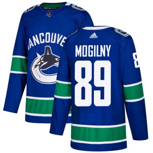 Alexander Mogilny Vancouver Canucks Adidas Authentic Blue Jersey