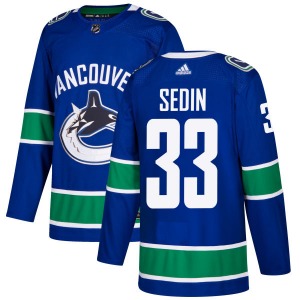 Henrik Sedin Vancouver Canucks Adidas Authentic Blue Jersey